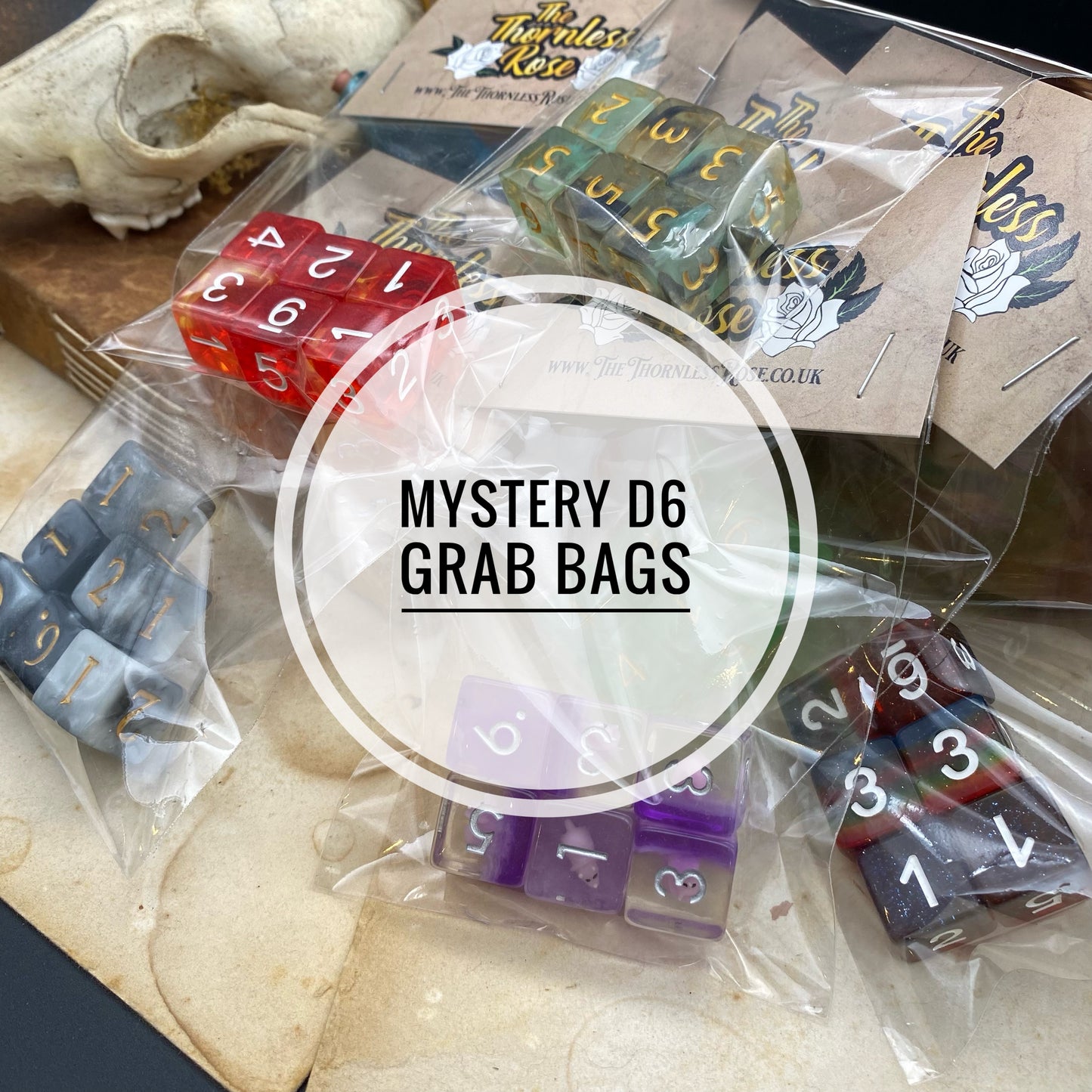 Mystery Set of 6 D6s