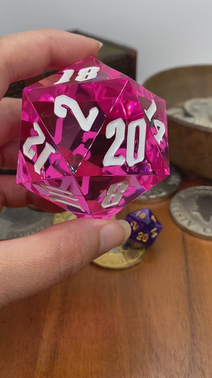 The Big One: Pink - 55mm Goliath D20