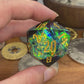 Clear and Black Chromatic Chonk 33mm D20