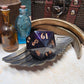 Black and Purple 30mm Chonk D20