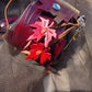 Leather Bark and Red Maple Leaf Bag (Brown Body)