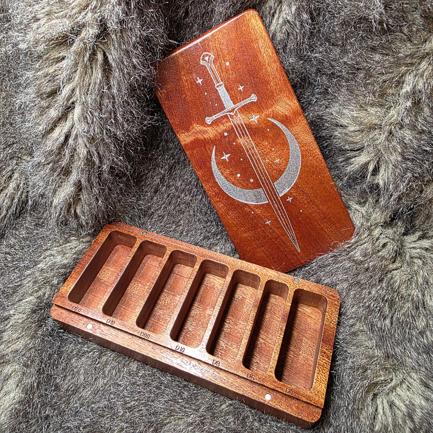 Moon Sword Sliding Dice Box