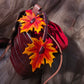 Leather Bark and Autumn Maple Leaf Bag (Red Body)