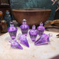 Fleetfoot Potion Bottle Dice Set (Purple)