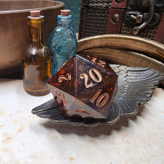 Magma Pool 30mm Chonk D20
