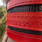 Orange and Crocodile Scale Effect Leather Hero Belt (to fit 36-44 inches)