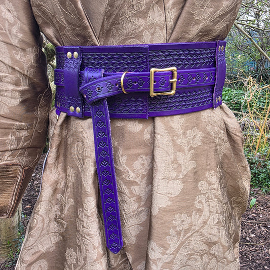 Dark Purple Scaled Hero Belt (to fit 34-42 inches)