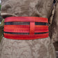 Orange and Crocodile Scale Effect Leather Hero Belt (to fit 36-44 inches)