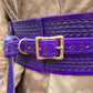 Dark Purple Scaled Hero Belt (to fit 34-42 inches)