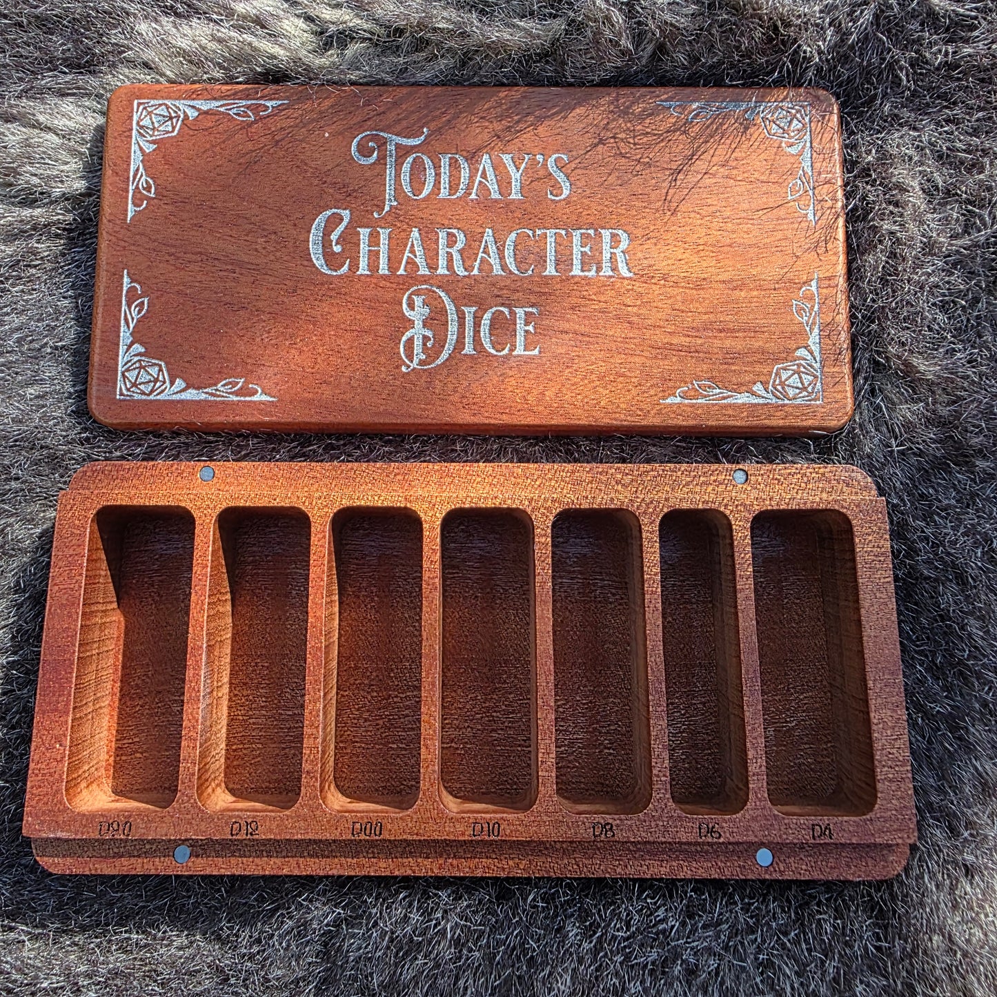 "Todays Character Dice" Sliding Dice Box