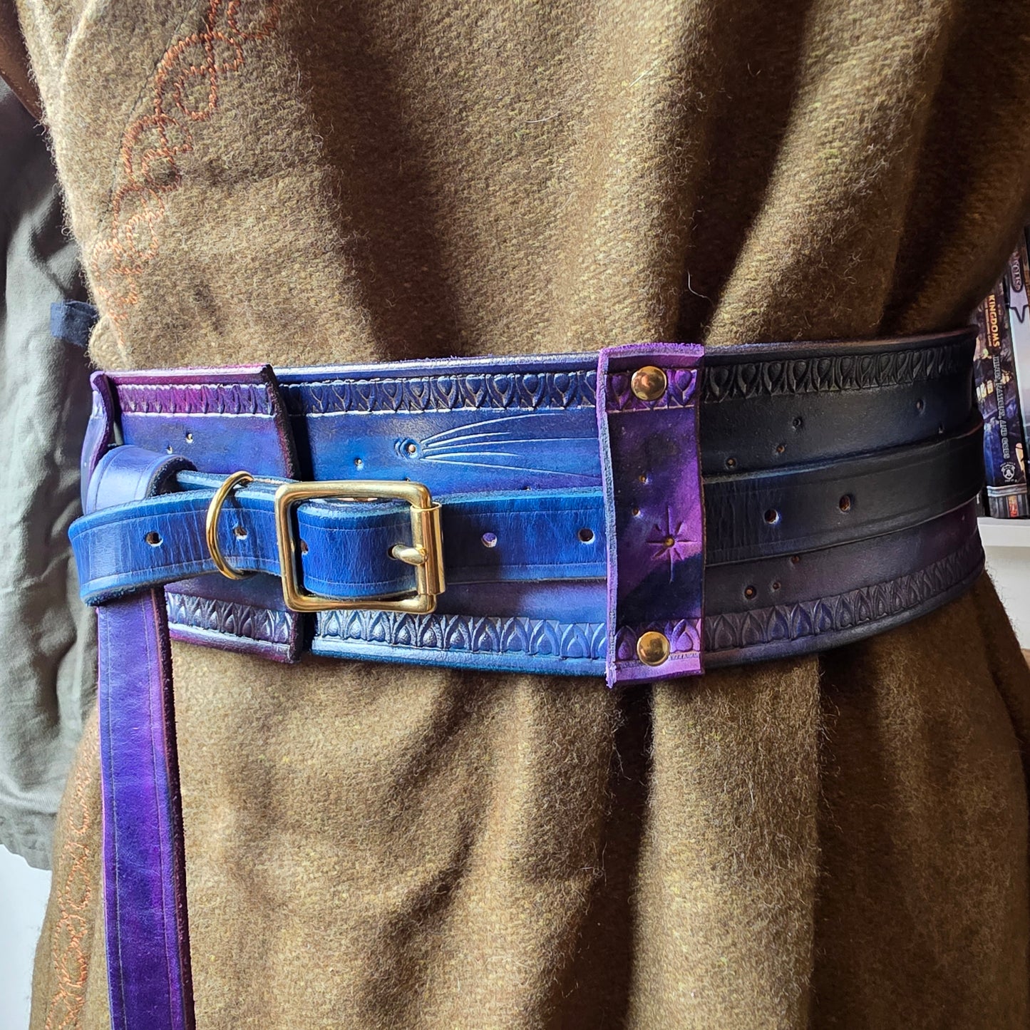 Galaxy Leather Demi-Hero Belt (to fit 38-44 inches)