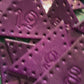 D20 Dice Bag Kit - Purple Glitter : Nat 20 panels