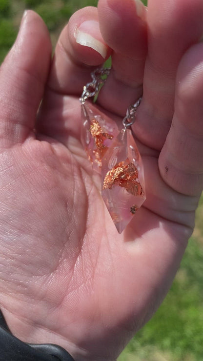 Magical Girl D6 Earrings (Colour Changing)