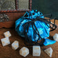 Brocade Bag Of Holding - Its Got Pockets! Light Blue Pouch
