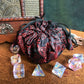 Brocade Bag Of Holding - Its Got Pockets! Red Pouch