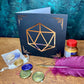 Copper Foil D20 - Greeting Card Greetings Cards