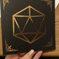 Copper Foil D20 - Greeting Card
