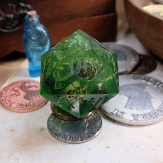 Gelatinous Cube: Goliath D20 (50Mm) Handmade Dice