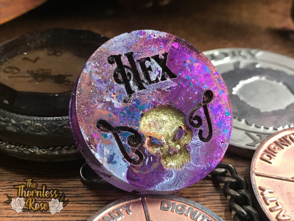 Hex Token Purple/copper