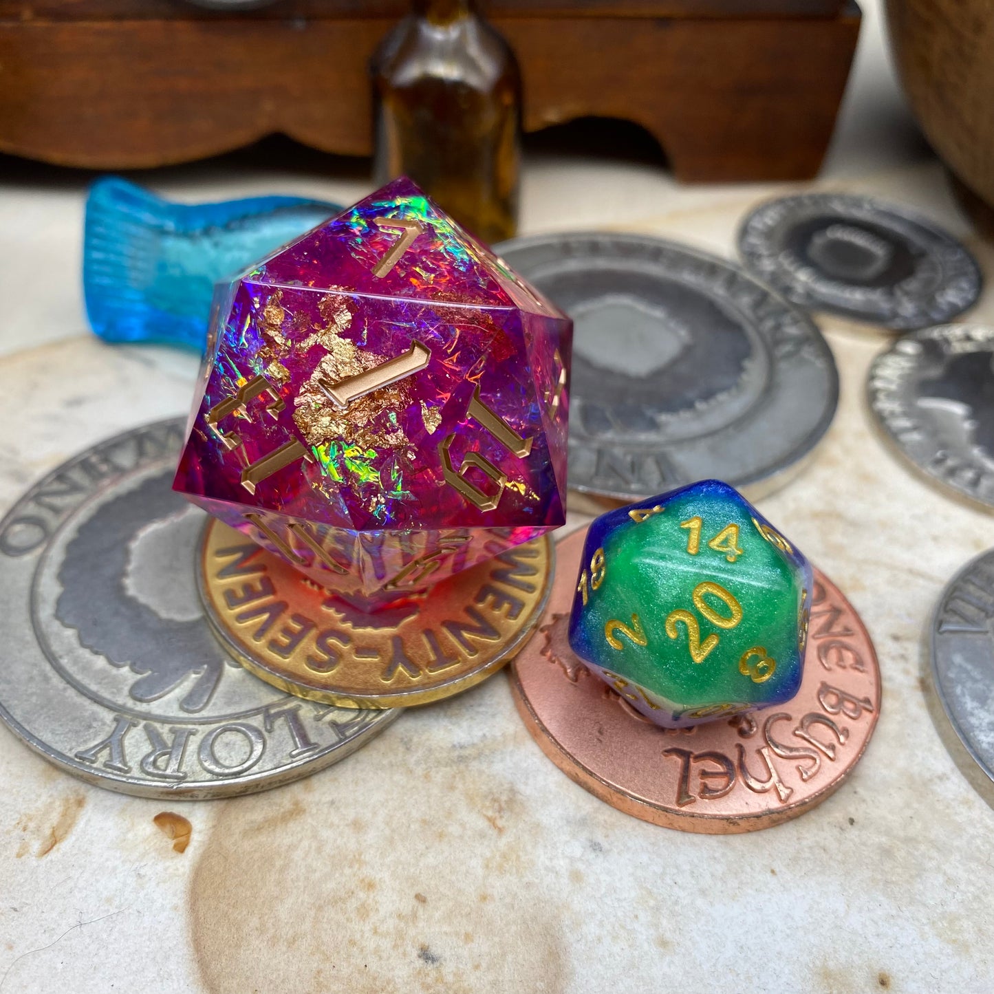 Pink Chromatic Chonk 33mm D20