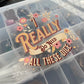 "I Really Do Need All These Dice" Floral Sticker