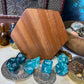 Sapele Hex Box - Plain