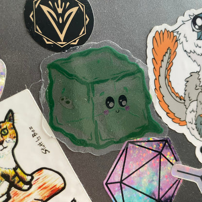 Gelatinous Cube Sticker