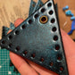 D20 Dice Bag Kit - Blue Glitter : Blank panels
