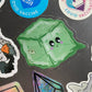 Gelatinous Cube Sticker