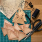 D20 Dice Bag Kit - Blank Natural