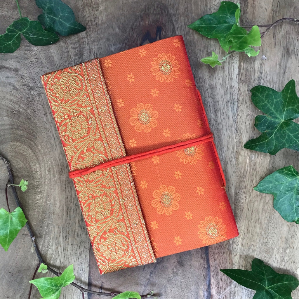 Medium Sari Notebook Orange