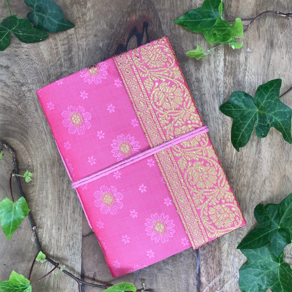 Medium Sari Notebook Pale Pink