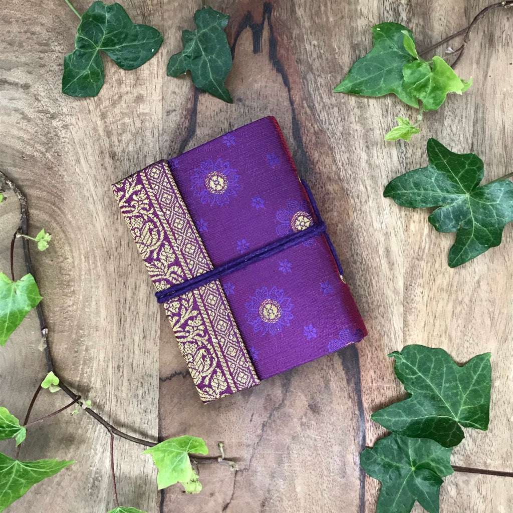 Mini Sari Notebook Purple