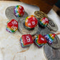 Rainbow - Solid Layered Standard Dice