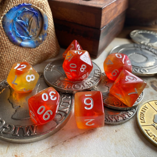 Suns Ember Standard Dice