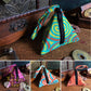 Swirl Pattern Pyramid Pouch