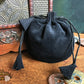Velvet Drawstring Pouches Black Pouch