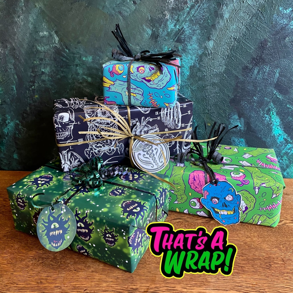 Zombie gift wrap new arrivals